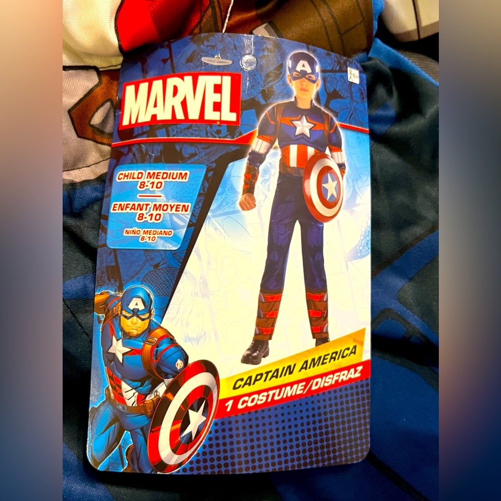 Marvel Captain America Halloween Costume KIDS NEW